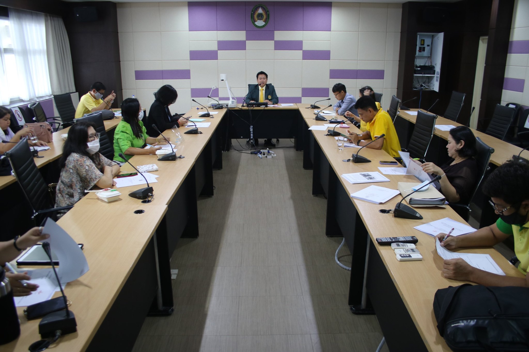 ประชุมหัวหน้าสาขาวิชา คณะวิทยาการจัดการ