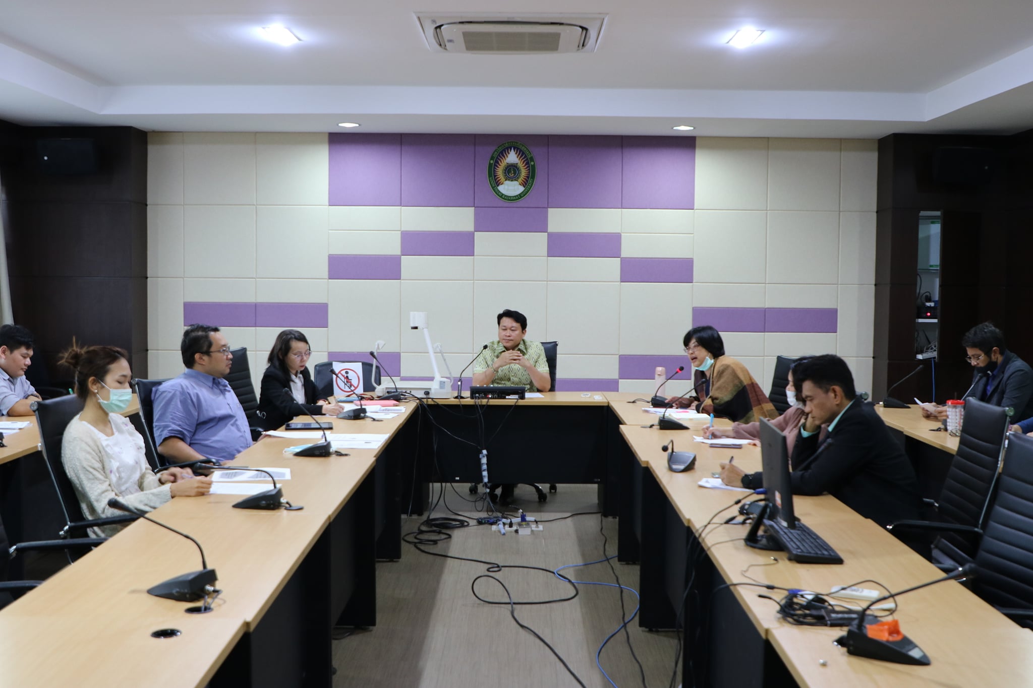 ประชุมหัวหน้าสาขาวิชา คณะวิทยาการจัดการ
