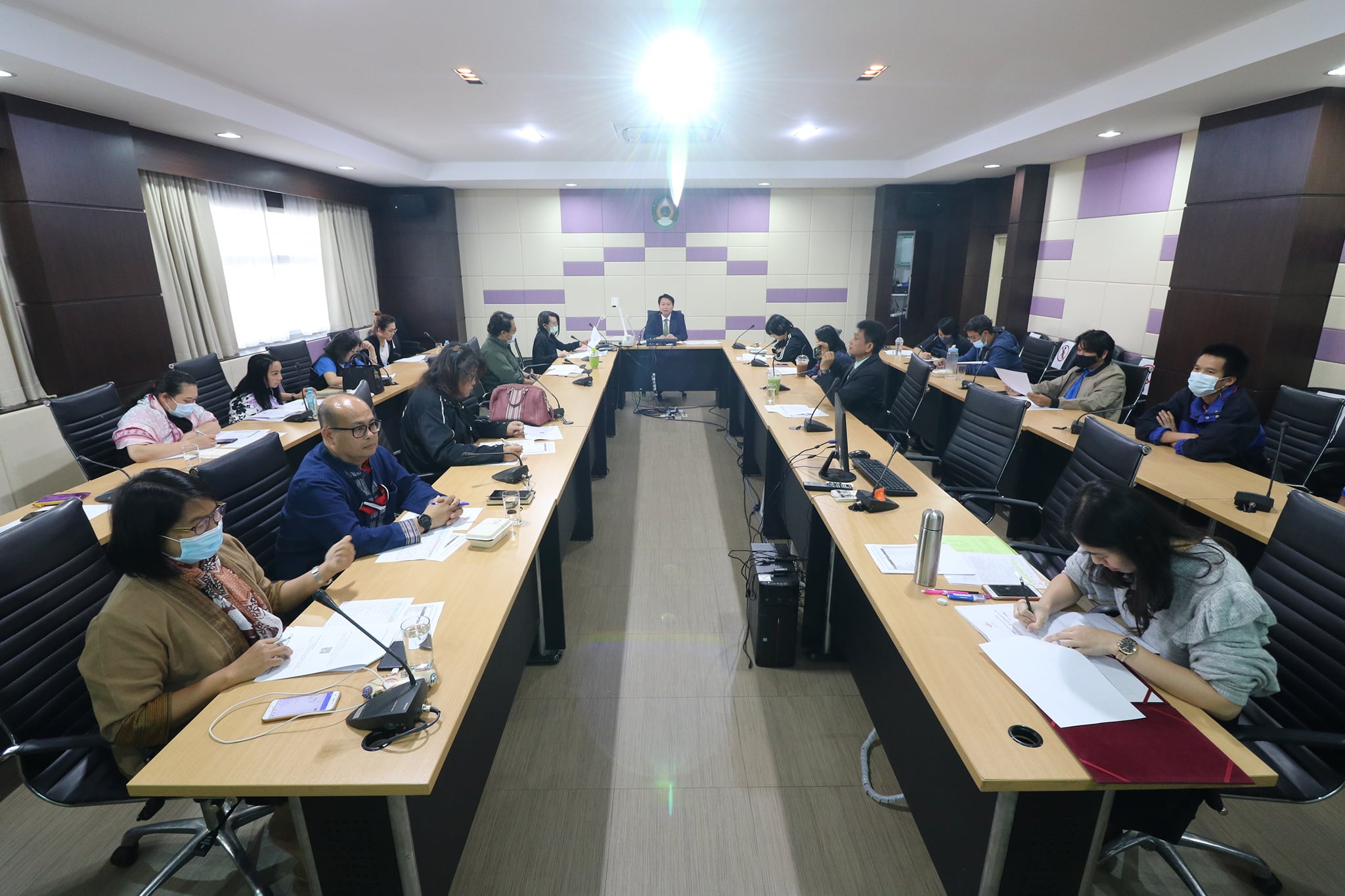 ประชุมผู้บริหาร ผู้ช่วยคณบดี และหัวหน้าสาขาวิชา