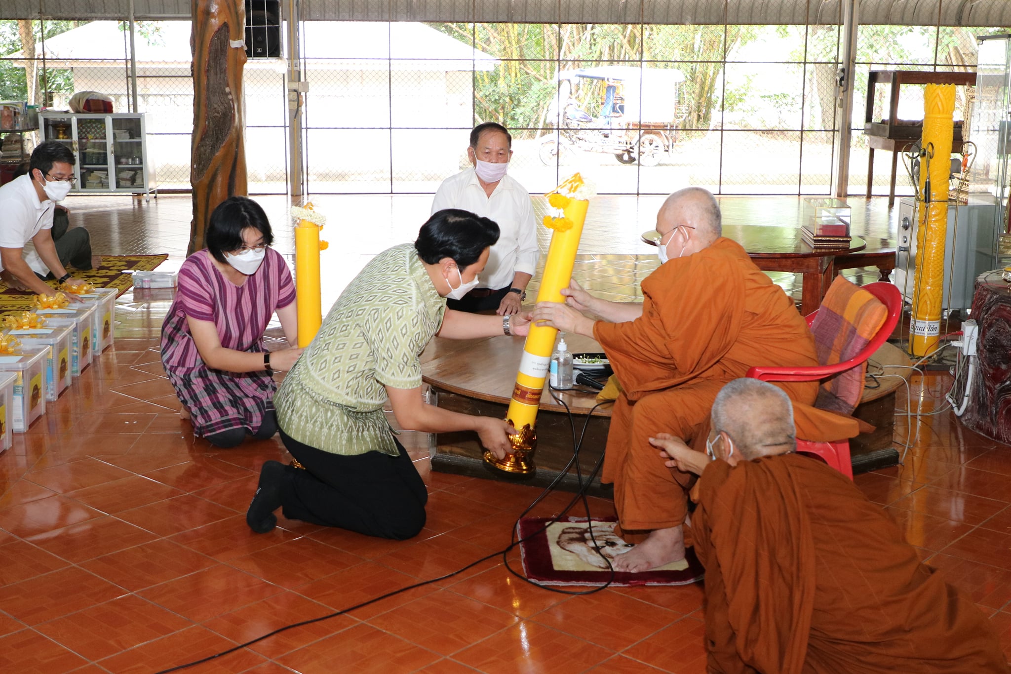 โครงการถวายเทียนพรรษามหาบารมี ปี ๒๕๖๔