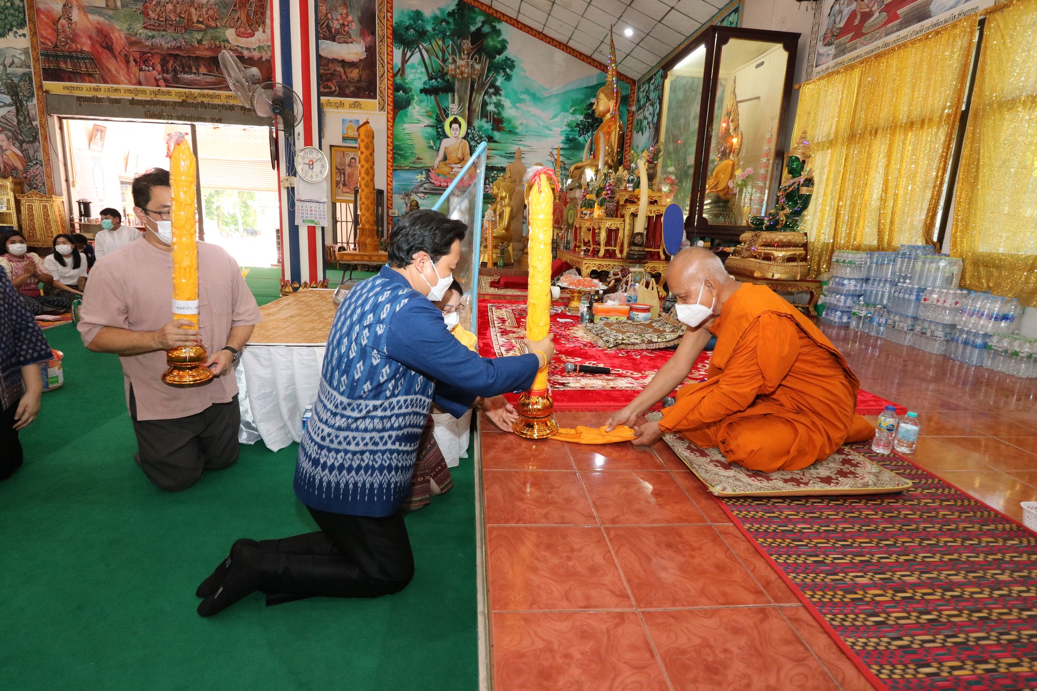 พิธีถวายเทียนพรรษามหามงคลเพื่อแผ่นดิน ประจำปี ๒๕๖๕
